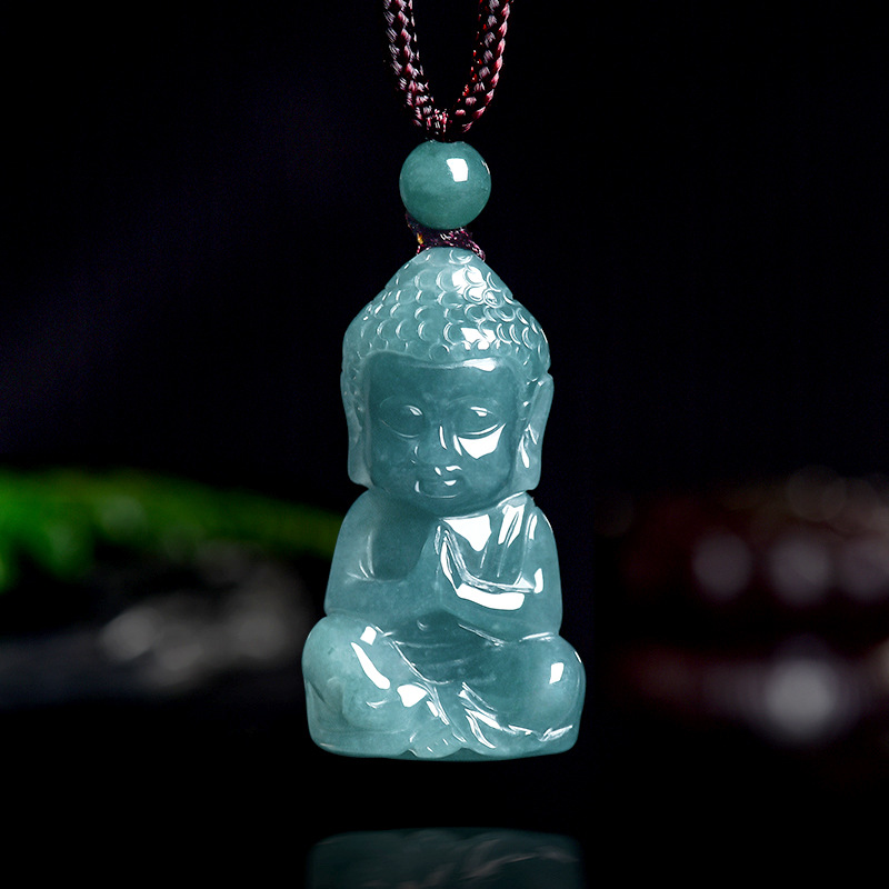 Jewelry & Watches Ltd - Natural Real Emerald Jade Blue Water