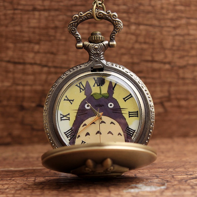Anime My Neighbor Totoro Merch - Vintage Pocket Watch 评论和价格