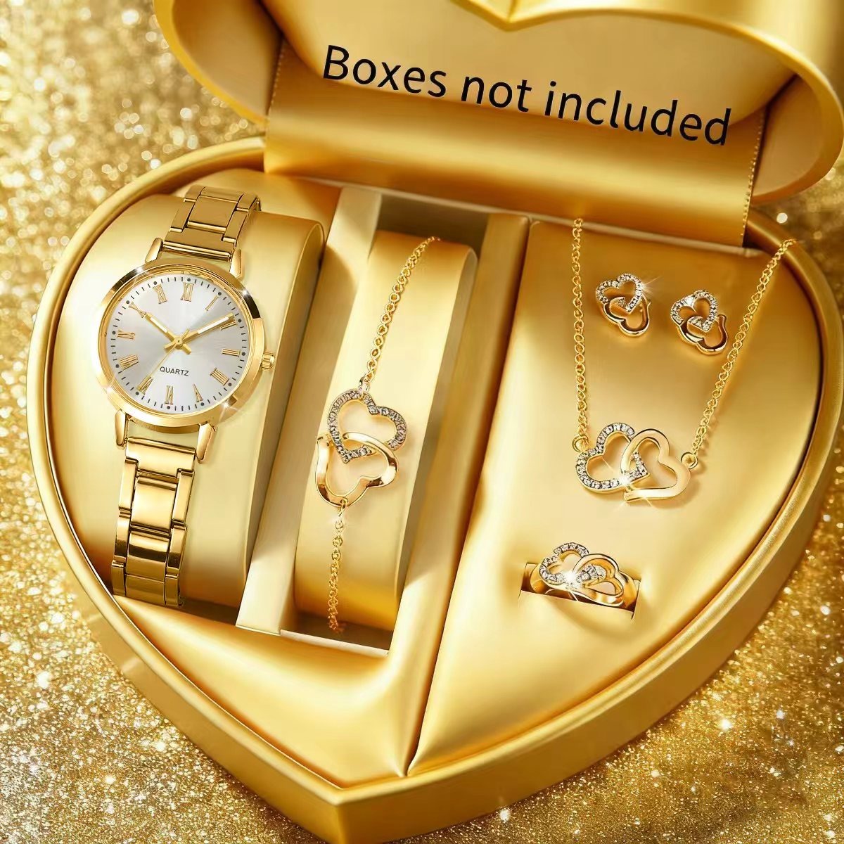 6PCS Fashion Women's Quartz Wa - Jewelry Watches For Ladies 评论和价格