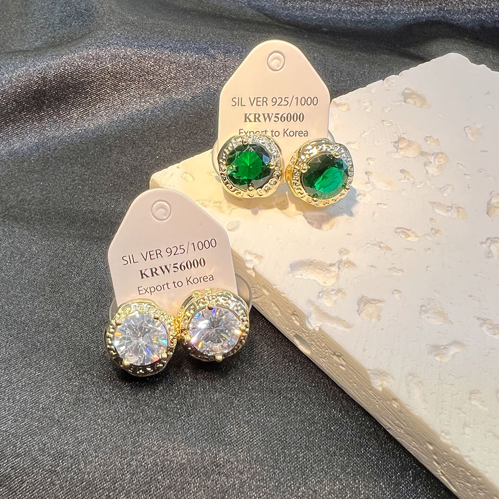 925 silver needle new white gr - Pearl Stud Earrings 评论和价格