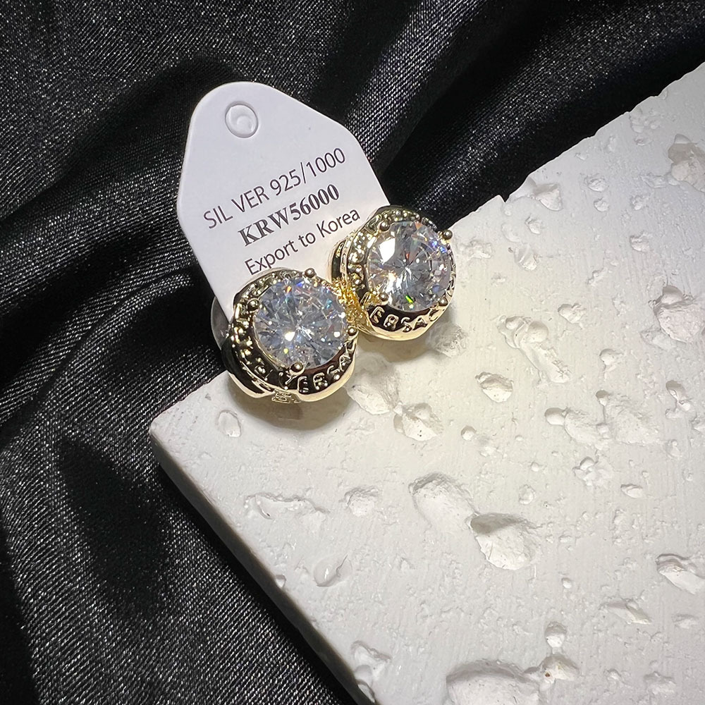 925 silver needle new white gr - Pearl Stud Earrings 评论和价格