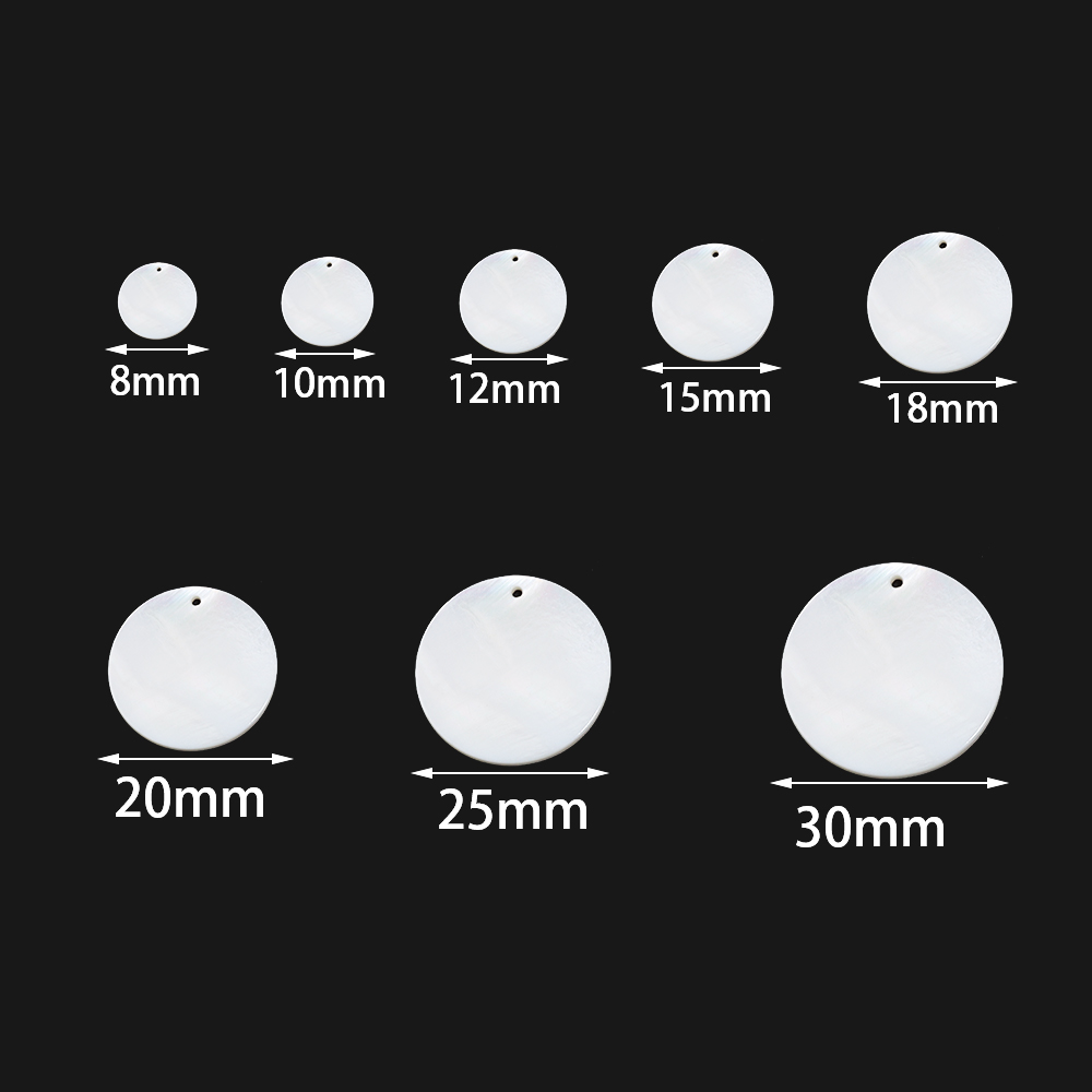 5-30pcs 8-30mm Natural Mother  - Pearl Stud Earrings 评论和价格