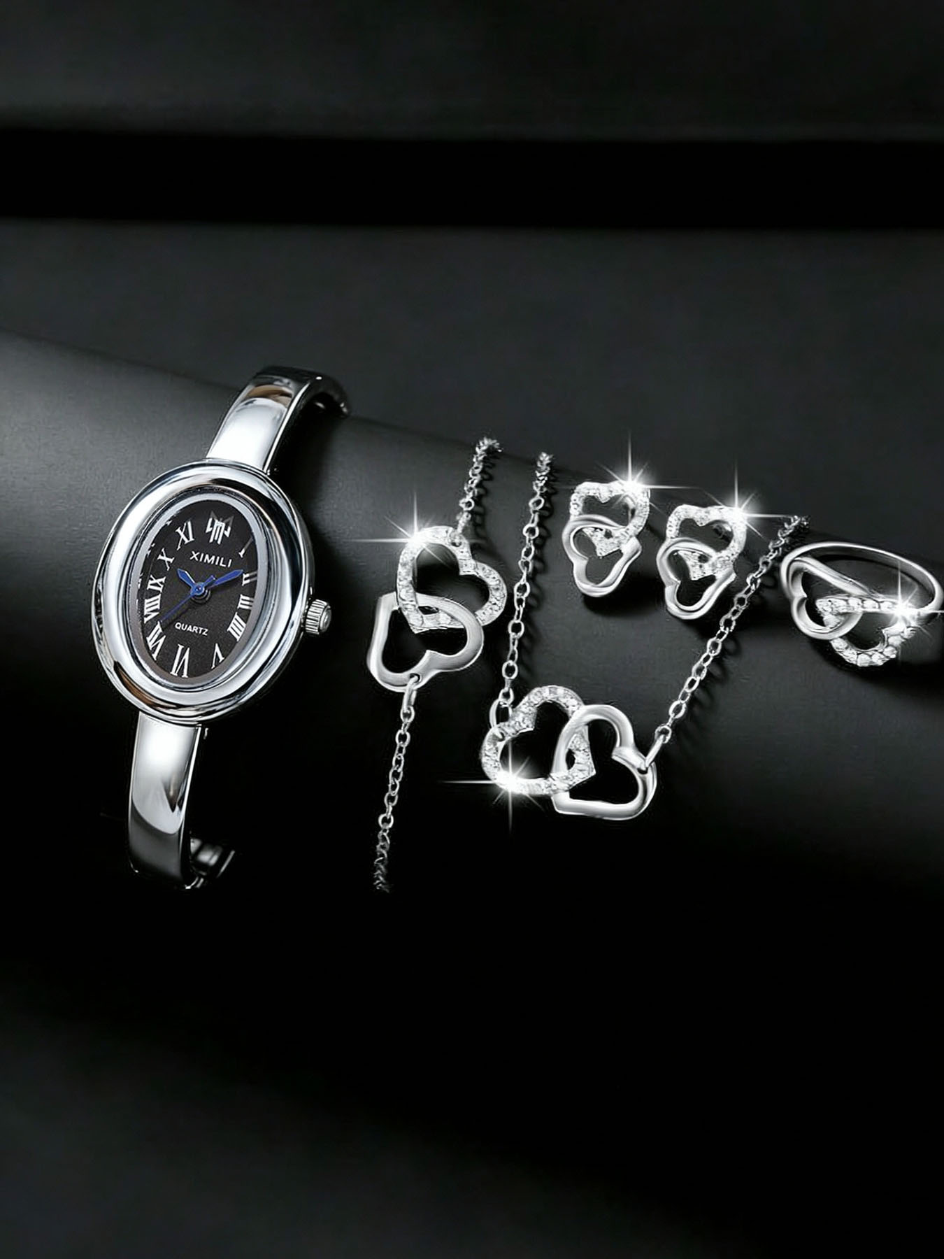 Elegant Ladies Silver Roman Di - Jewelry Watches For Ladies 评论和价格