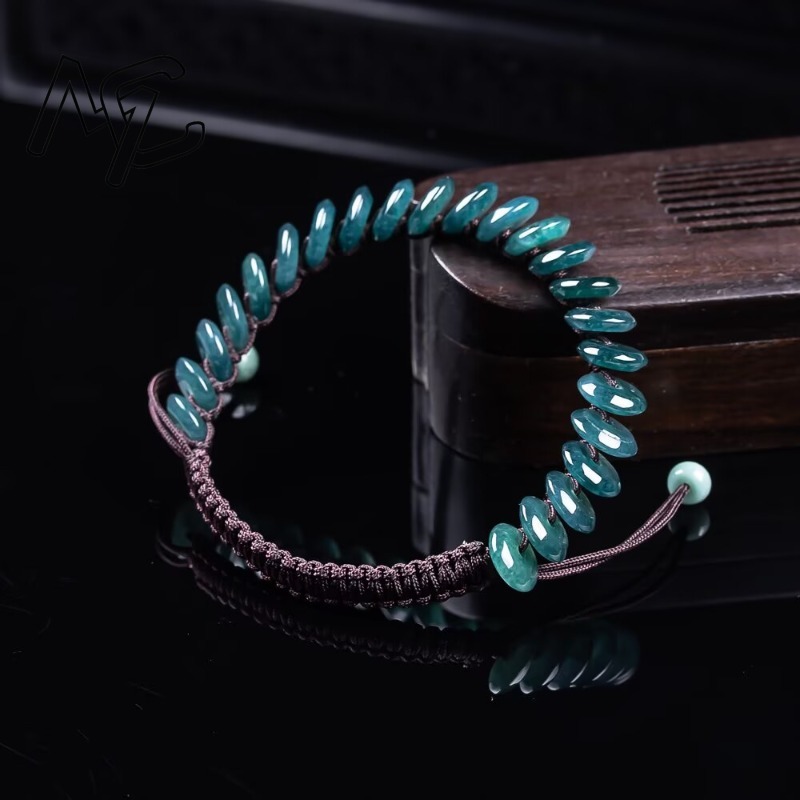 Natural Real Emerald Blue Wate - Jewelry & Watches Ltd 评论和价格