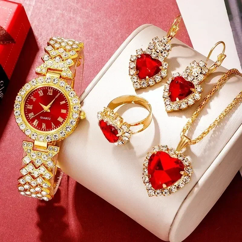 Golden Luxury Watch Women Ring - Jewelry Watches For Ladies 评论和价格