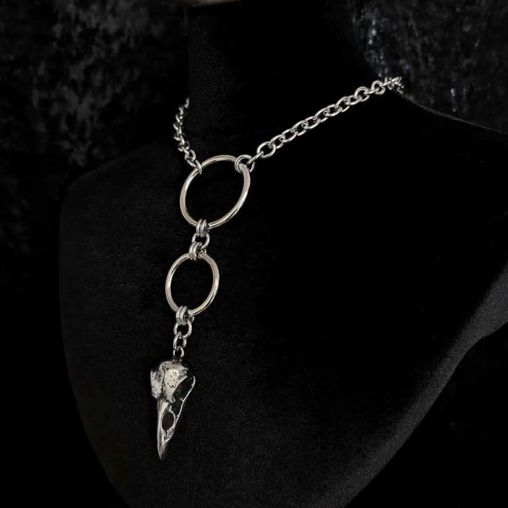 New Gothic Personality Stainle - Gothic Skull Ring 评论和价格