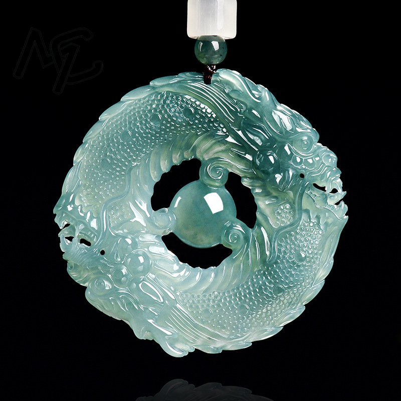 Natural Real Emerald Blue Wate - Jewelry & Watches Ltd 评论和价格