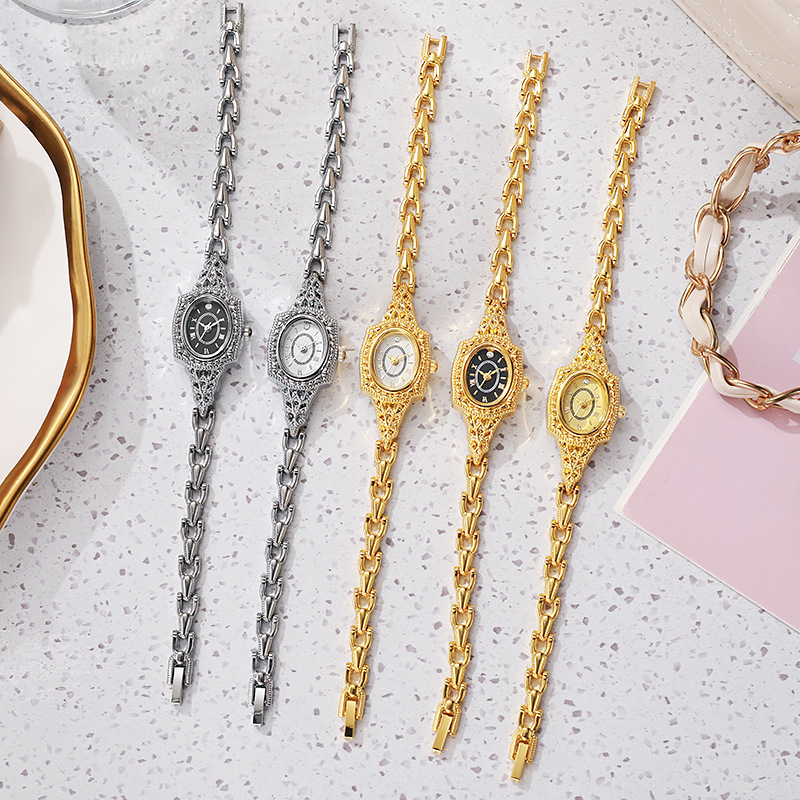 Retro Barrel Shape Women Watch - Jewelry Watches For Ladies 评论和价格