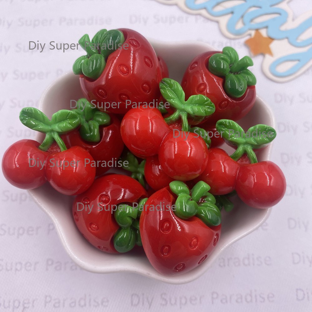 8PCS Resin Kawaii Colorful Red - Paradise Jewelry & Watches Dolphin Mall 评论和价格