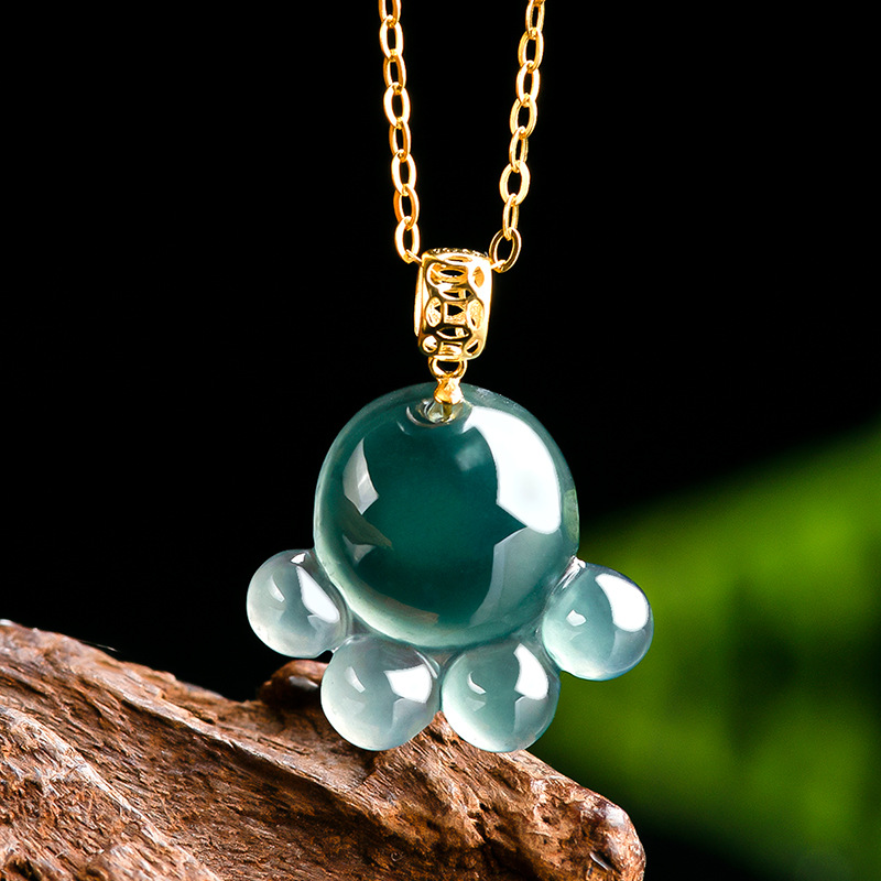 Natural Real Emerald Blue Wate - Jewelry & Watches Ltd 评论和价格