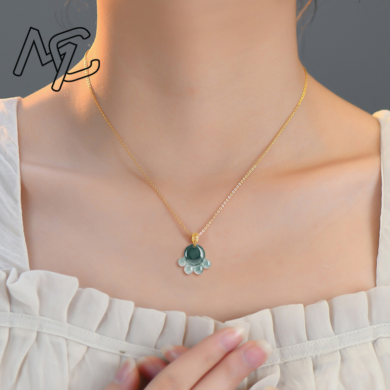 Natural Real Emerald Blue Wate - Jewelry & Watches Ltd 评论和价格