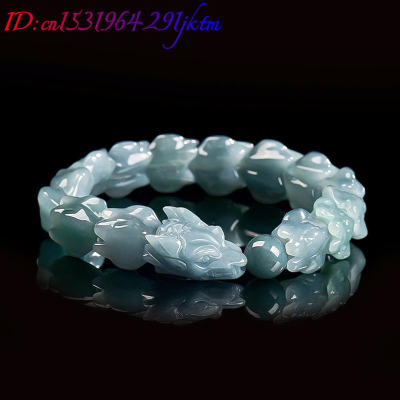 Blue Burmese Jadeite Dragon Br - Jewelry & Watches Ltd 评论和价格