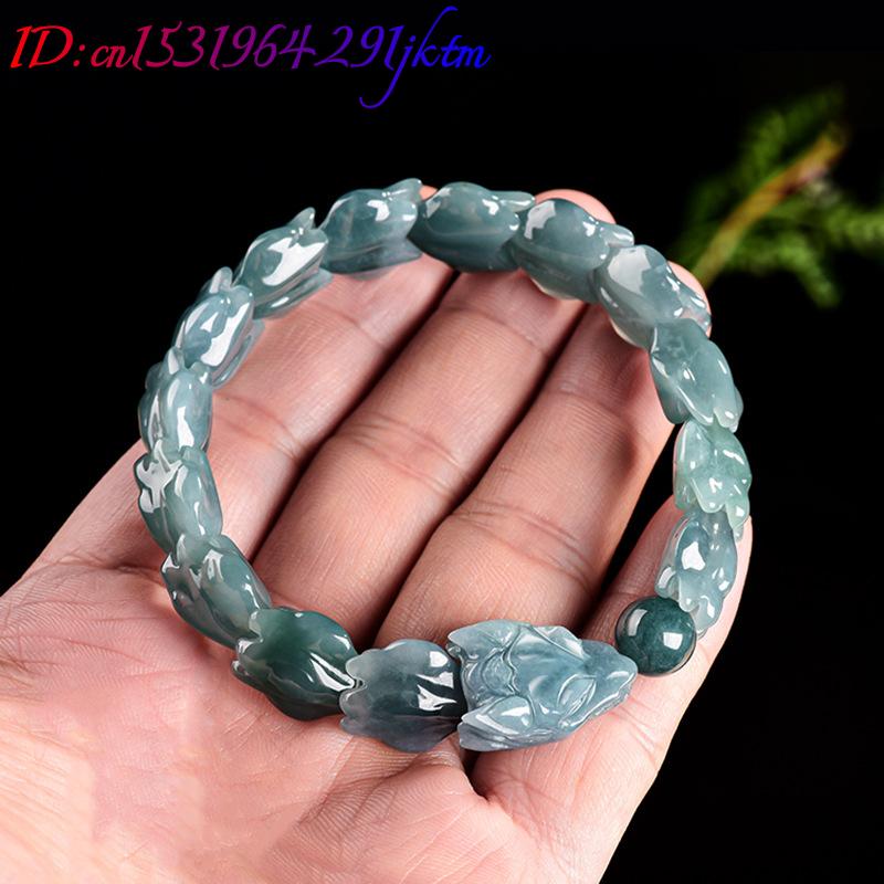 Blue Burmese Jadeite Dragon Br - Jewelry & Watches Ltd 评论和价格