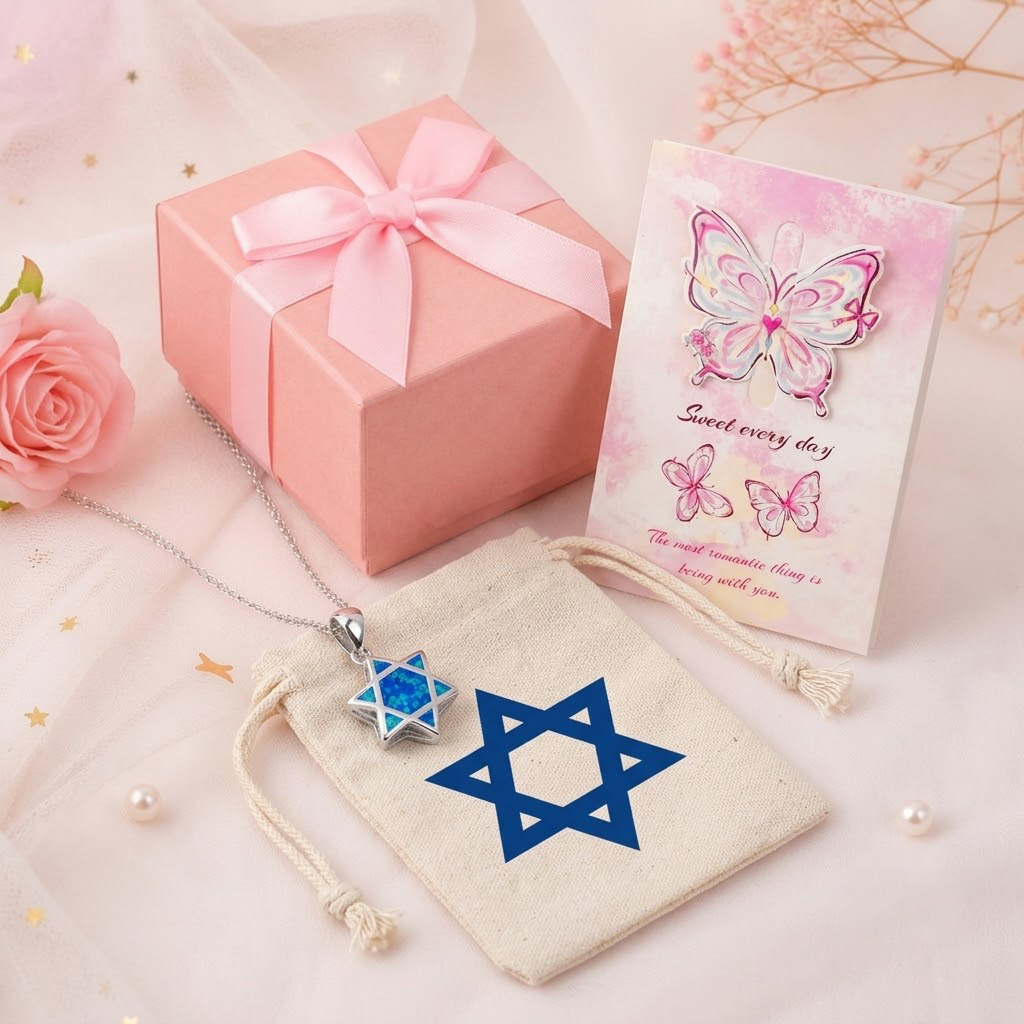 Star of David Opal Pendant Nec - Jewelry & Watches Ltd 评论和价格