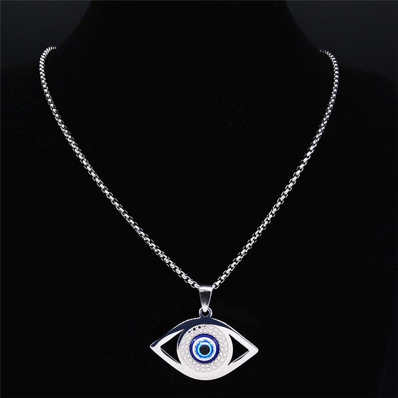 Islam Hamsa Evil Blue Eye Neck - Jewelry & Watches Ltd 评论和价格