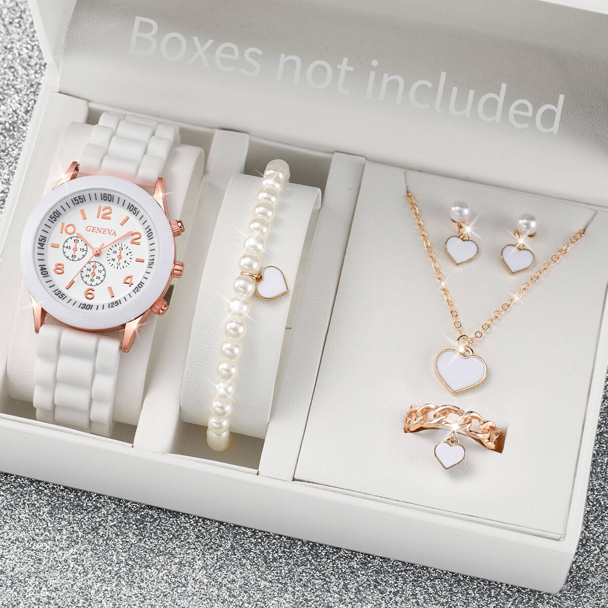 5/6PCS Fashion Women Watches J - Jewelry Watches For Ladies 评论和价格