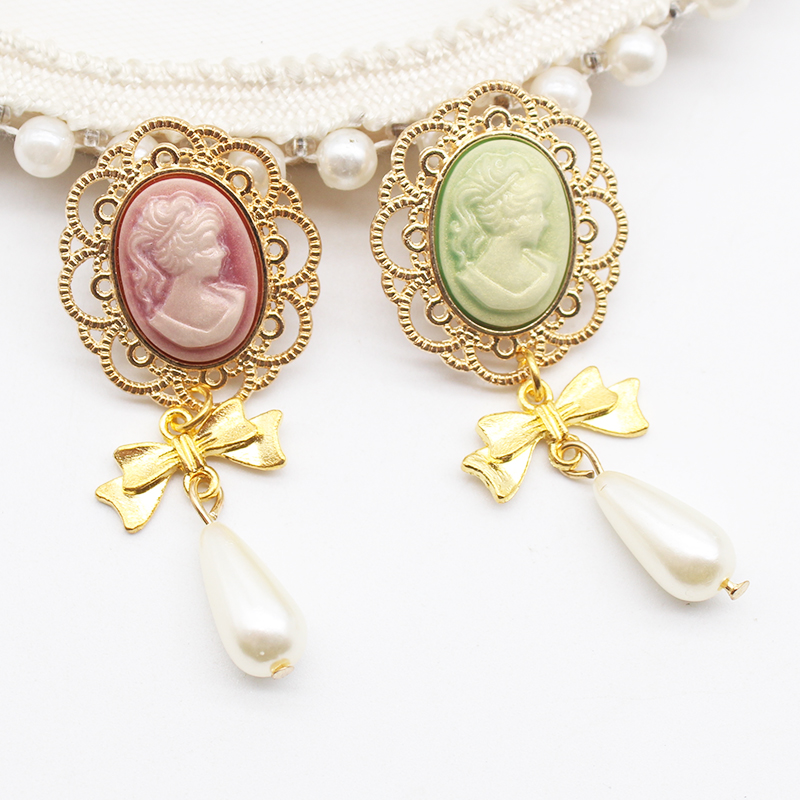 Fashion New 10Pcs/Batch 25*58m - Pearl Stud Earrings 评论和价格