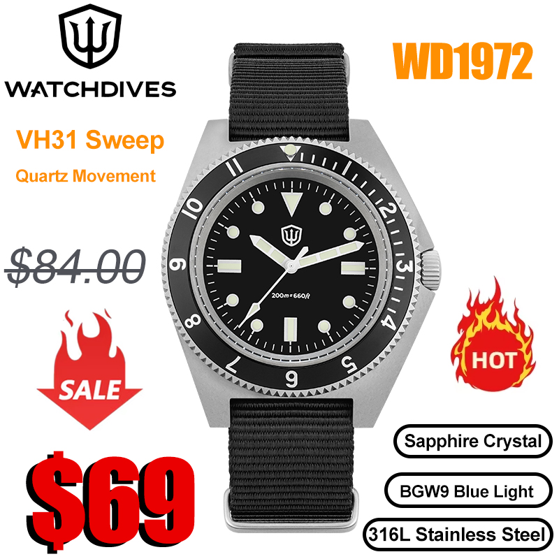 Watchdives WD1972 Quartz Watch - Vintage Pocket Watch 评论和价格