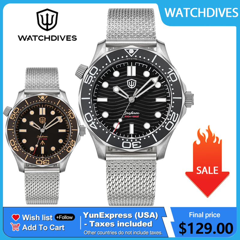 Watchdives 42mm Titanium Dive  - Vintage Pocket Watch 评论和价格