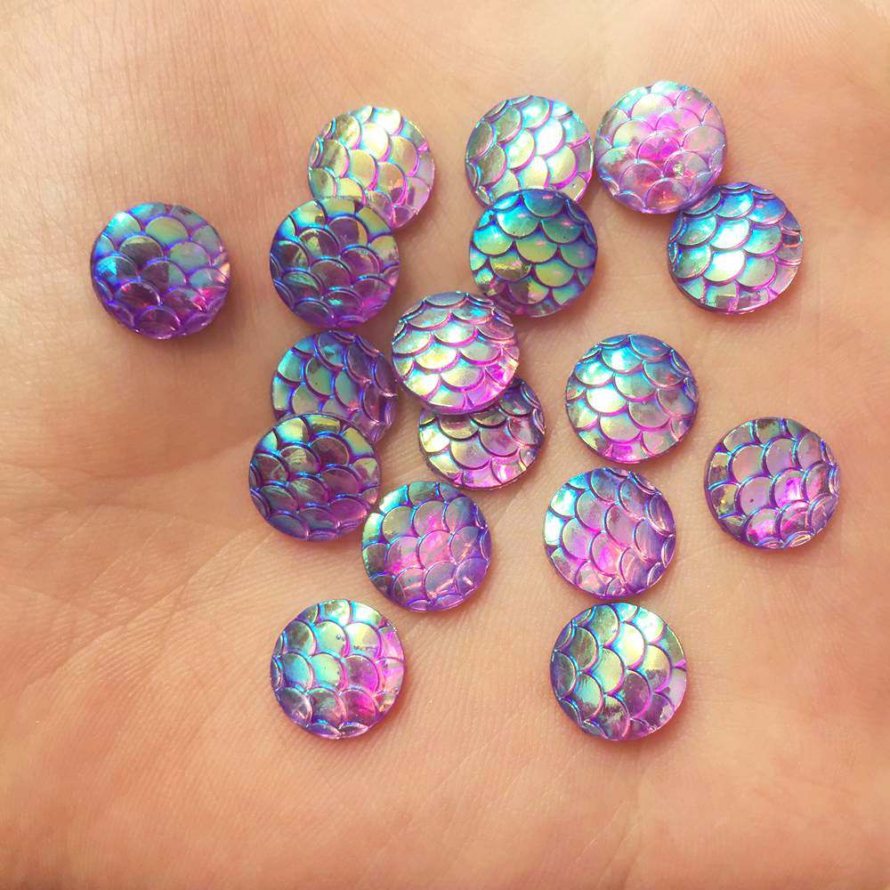 Shiny 100Pcs AB Resin 10mm Rou - Paradise Jewelry & Watches Dolphin Mall 评论和价格